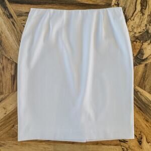 Alex Marie, Tabitha Pencil Skirt, Bright White, Satin Lining, Women's 10